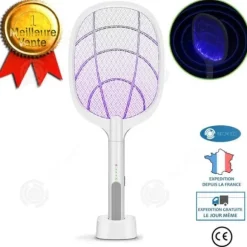 INN Elektrisk myggdödare, myggdödare, två-i-ett uppladdningsbar elektrisk stötdödare för hushåll