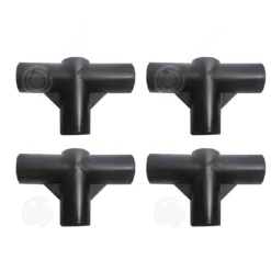 INN Gardening Växthus PVC-ramkopplingar Heavy Duty stabilt fäste koppling för växthusram Lämplig för spaljé