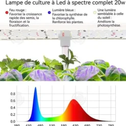 INN Hydroponisk 12 celler med LED-växtlampa justerbar höjd support Groddset med tyst intelligent pump
