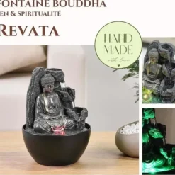 Inomhus fontän Buddha Avkopplande ZenLight