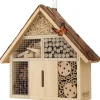 Insekthotell - VILTLIVSVÄNDA - 19100641 - Naturligt trä - Barktak - Väderbeständig