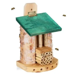 Insekthotell, 25x15x11,5 cm, Grön