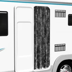 Insektsdraperi antracit 56x200 cm chenille