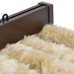 Insektsdraperi beige 118x220 cm chenille