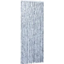 Insektsdraperi silver 90x220 cm chenille