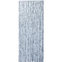 Insektsdraperi silver 90x220 cm chenille