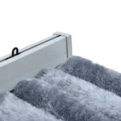 Insektsdraperi silver 90x220 cm chenille