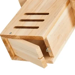 Insektshotell, granträ, 22x17x10 cm, natur