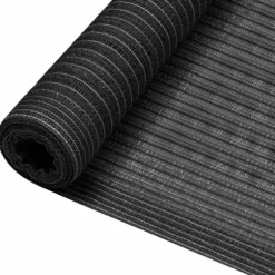Insynsskyddsnät antracit 1,8x10 m HDPE 195 g/m²
