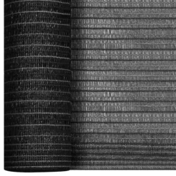 Insynsskyddsnät antracit 1x25 m HDPE 195 g/m²