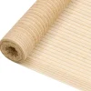 Insynsskyddsnät beige 2x10 m HDPE 195 g/m²