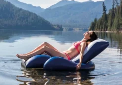 INTEX - flytande stol pool - uppblåsbar stol - 180x135 cm