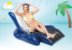 INTEX - flytande stol pool - uppblåsbar stol - 180x135 cm