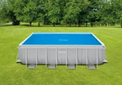 Intex 28029, Solskydd till pool, Ovanmarkspool, Rektangulär, Blå, 2340 mm, 4760 mm