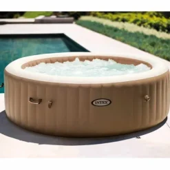 INTEX Bubbelpool rund PureSpa 216x71 cm 6 personer