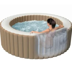 INTEX Bubbelpool rund PureSpa 216x71 cm 6 personer