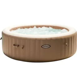 INTEX Bubbelpool rund PureSpa 216x71 cm 6 personer