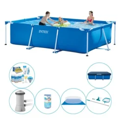 Intex Frame Pool Pool - 300 x 200 x 75 cm - Inklusive tillbehör