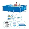 Intex Frame Pool Rektangulär 220x150x60 cm - 6-delad - Pool Combi Deal
