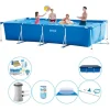 Intex Frame Pool rektangulär 450x220x84 cm - Pool Combi Deal