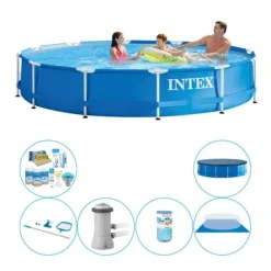 Intex Metal Frame Pool Pool - 366 x 76 cm - Rabattsats
