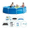 Intex metallram Rund 305x76 cm - Poolkomfortpaket