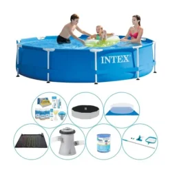 Intex metallram Rund 305x76 cm - Poolkomfortpaket