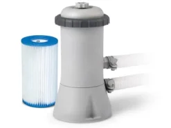 Intex ovanjordspool - 366x76cm - filterpump & tillbehör - grå