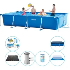 Intex Rampool rektangulär 450x220x84 cm - Pool Plus Tillbehör