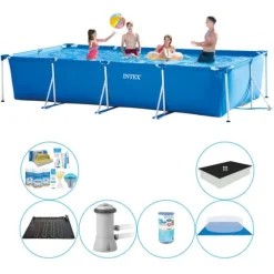 Intex Rampool rektangulär 450x220x84 cm - Smart Swimming Pool Deal