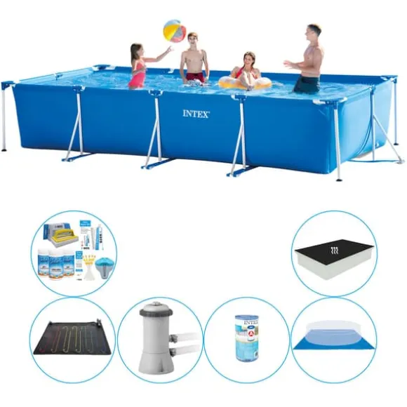 Intex Rampool rektangulär 450x220x84 cm - Smart Swimming Pool Deal