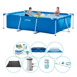 Intex Rampool rektangulär 300x200x75 cm - Poolpaket