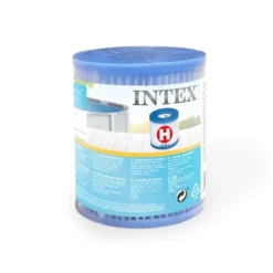 Intex rektangulär ram swimmingpool - 300 x 200 x 75 cm - Blå - ingår Tillbehör A198