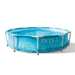 Intex Round Frame Swimming Pool - 305 x 76 cm - Vattentryck - Ingår Tillbehör CB10