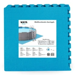 Intex Round Frame Swimming Pool - 305 x 76 cm - Blå - Inklusive Tillbehör - CB16