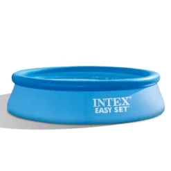 Intex Rund Uppblåsbar Easy Set Pool - 305 x 76 cm - Blå - Inklusive Tillbehör - CB24