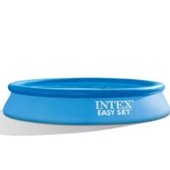 Intex Rund Uppblåsbar Easy Set Pool - 305 x 61 cm - Blå - Inklusive Tillbehör - CB56