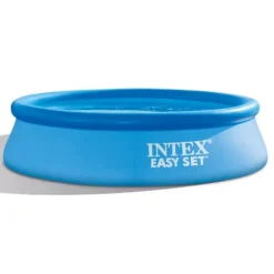 Intex Rund Uppblåsbar Easy Set Pool - 305 x 76 cm - Blå - Ingår Tillbehör CB74