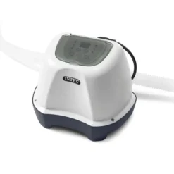 Intex Rund Uppblåsbar Easy Set Pool - 396 x 84 cm - Blå - Inklusive Tillbehör - CB55