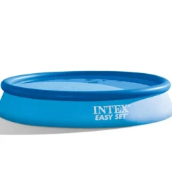 Intex Rund Uppblåsbar Easy Set Pool - 366 x 76 cm - Blå - Inklusive Tillbehör - CB93