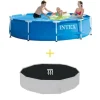 Intex simbassäng - Metallstomme - 305 x 76 cm - Inklusive solsegel