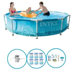 Intex Simbassäng Metallstomme 305x76 cm - Poolpaket