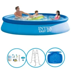 Intex Swimming Pool Easy Set 366x76 cm - Med tillbehör