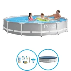 Intex Swimming Pool Prism Ram 366x76 cm - Poolpaket
