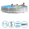 Intex Swimming Pool Prism Ram - Inklusive tillbehör - 366x76 cm