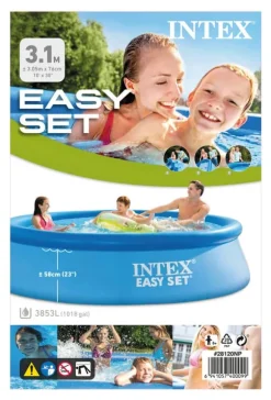 Intex swimmingpool - Easy Set - 305 x 76 cm - Inklusive WAYS underhållspaket