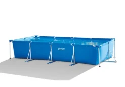 Intex swimmingpool - Rampool - 450 x 220 x 84 cm - Inklusive solsegel, filterpump och filter