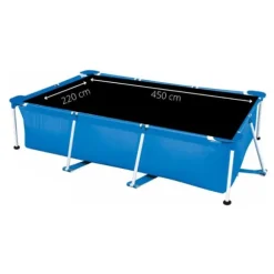 Intex swimmingpool - Rampool - 450 x 220 x 84 cm - Inklusive solsegel, filterpump och filter