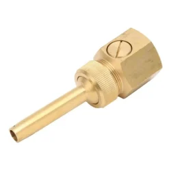 Invändig gänga fontänmunstycke Mässing Justerbart vattenspruthuvud med ventil för dammDN25 32mm