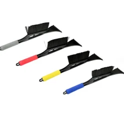 Isskrapa med borste 45 cm mix